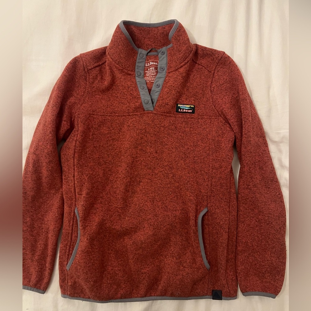 LL Bean Sweater Fleece Pullover